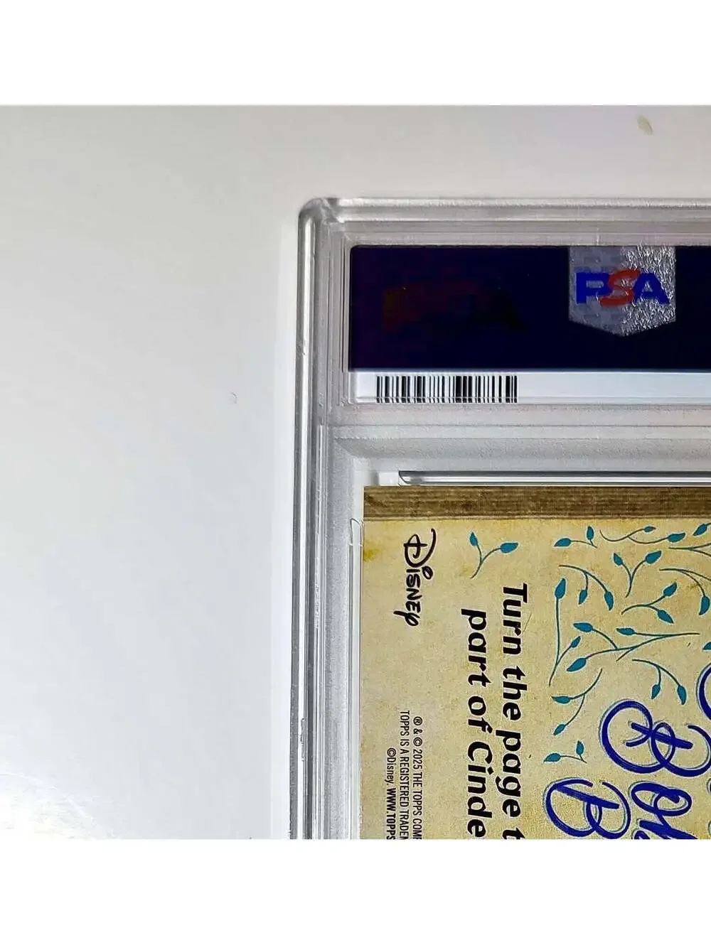Gus is rescued by Cinderella 2025 Topps Disney #C75-4 Cinderella PSA 10